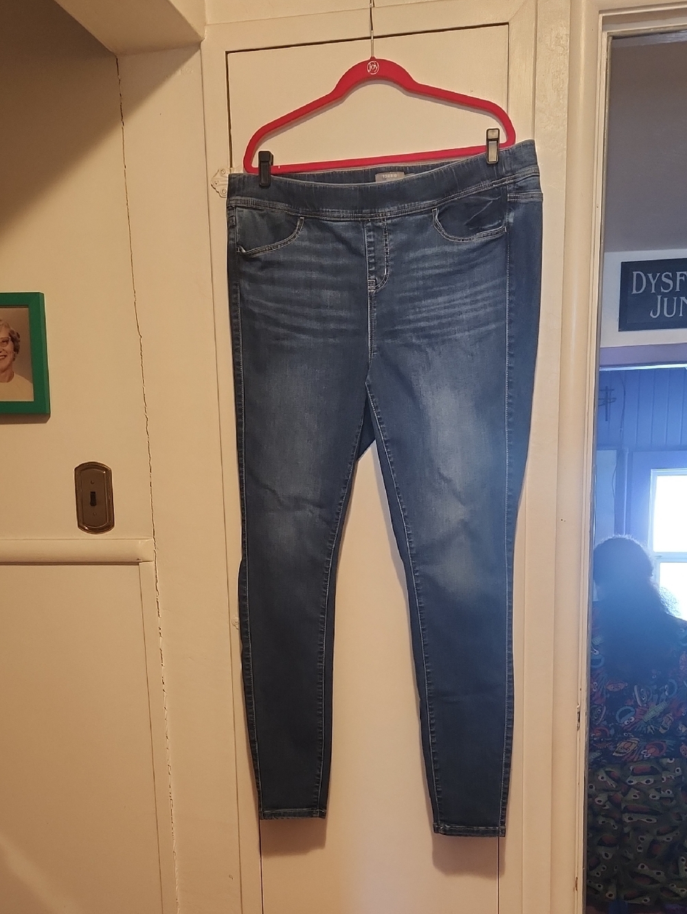 🔥Torrid  Lean Jean 2 XT, Like New, Blue Stretch Jeggings